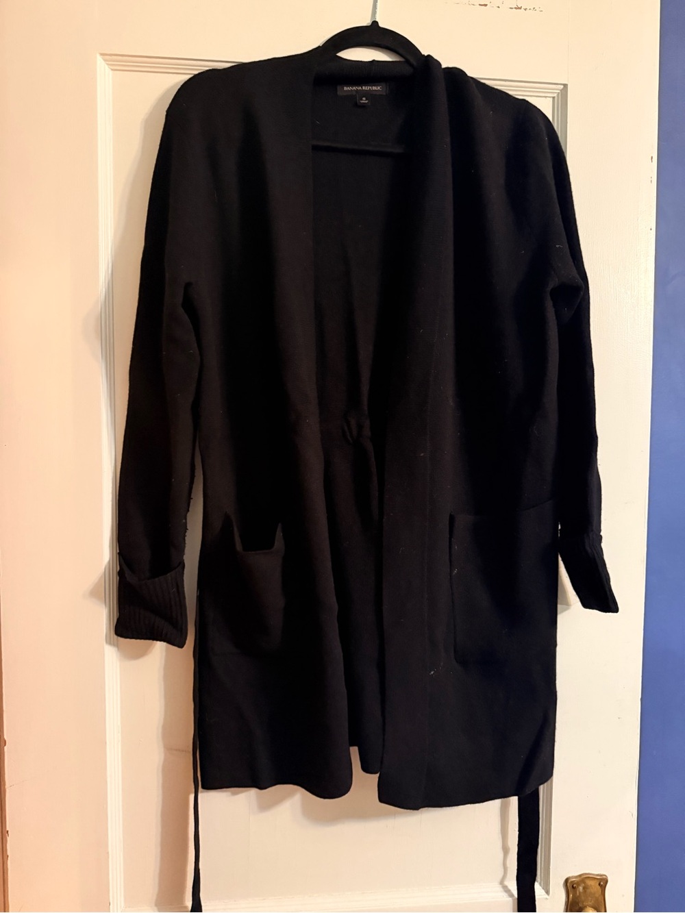 Banana Republic Black Open Cardigan